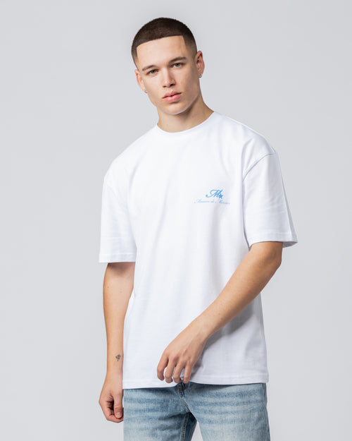 Paper Vision Tshirt White/Blue