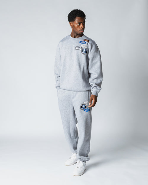 Relaxed OG Crewneck Grey Marl