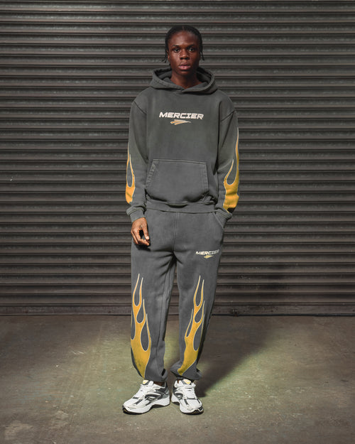 Speed Hoodie Grey Yellow PRE ORDER