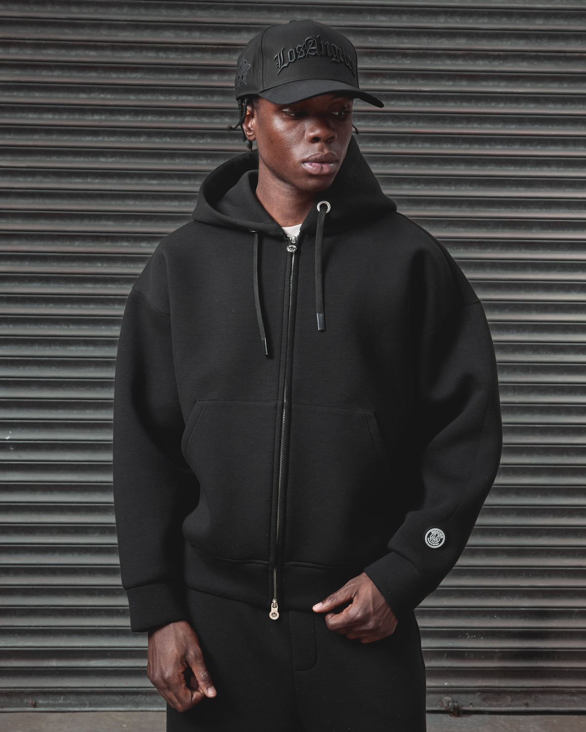 Scuba zip hoodie Black, image 6