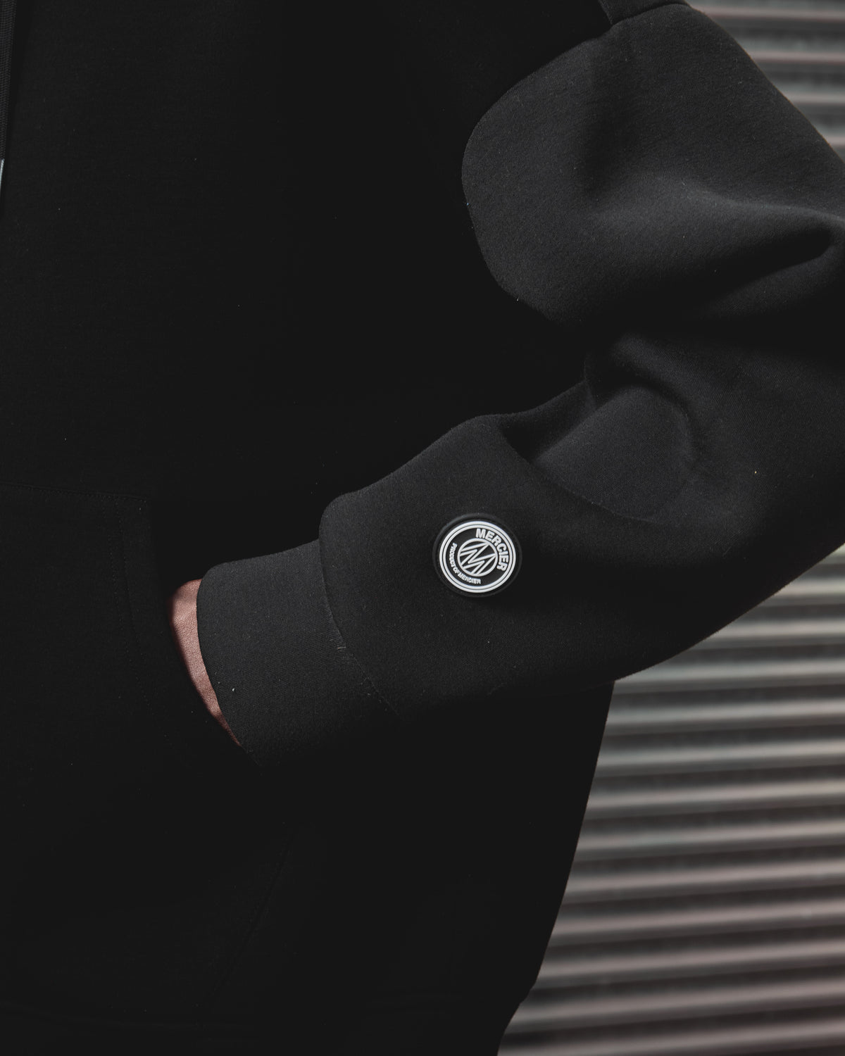Scuba zip hoodie Black, image 4