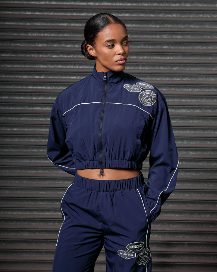 Women's Piping Track Jacket Navy