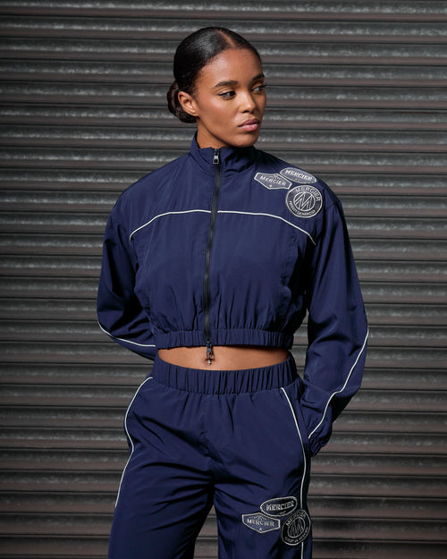 Women's Piping Track Jacket Navy