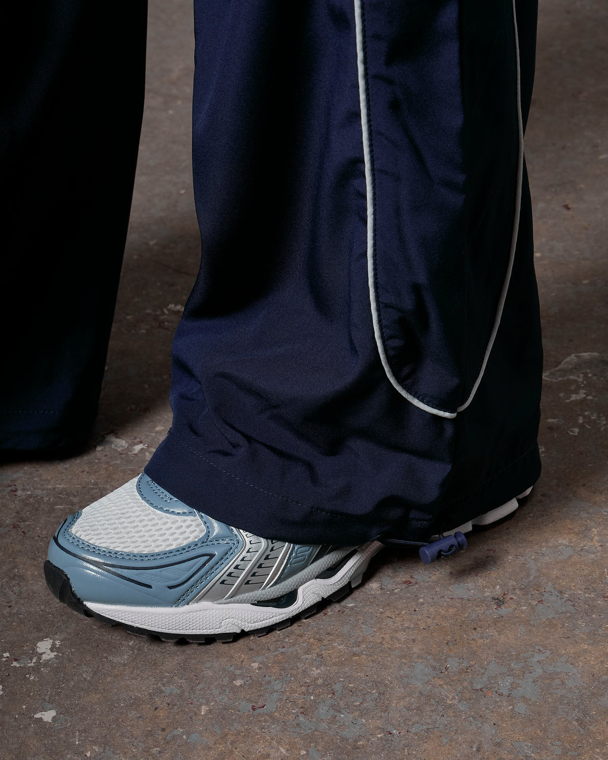 Women's Piping Track Pants Navy, image 3