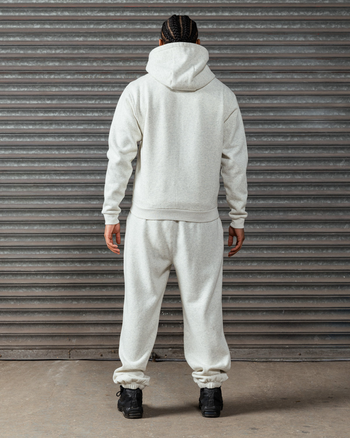 Diamante Ballers Zip Hoodie Grey Marl, image 4