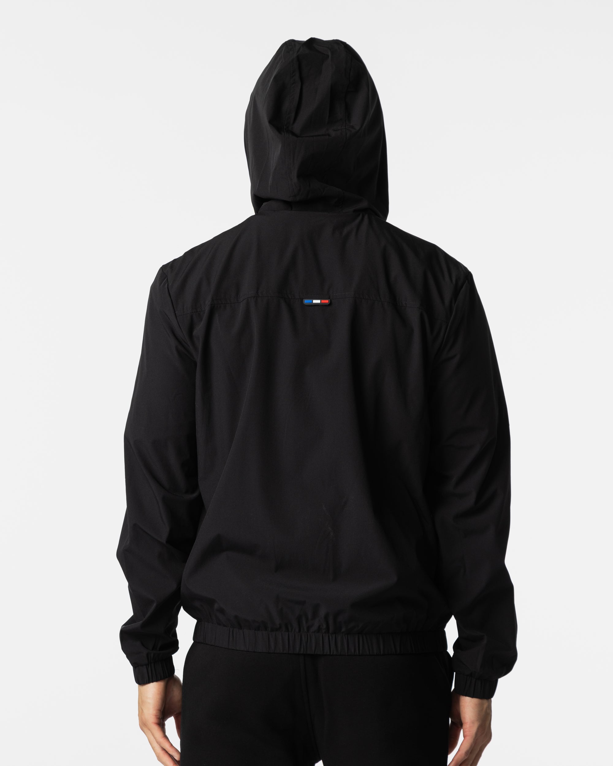 monochrome BTS＊WIND JACKET Mercier Men's Mono Badge Windbreaker - Black | Men's Jackets