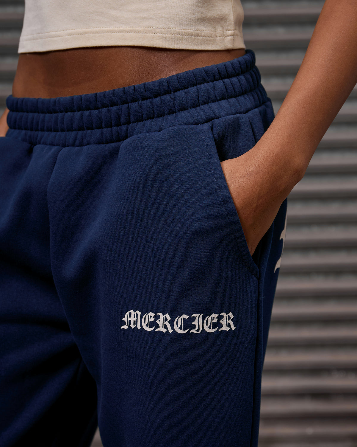 Women's Gothic Joggers Navy, image 4
