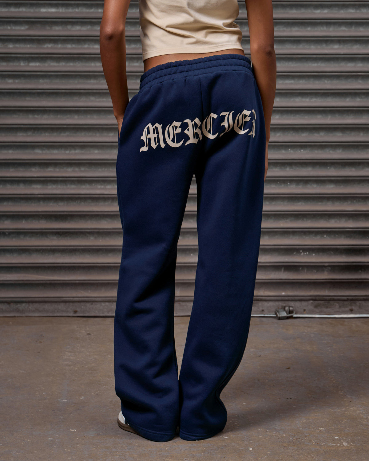 Women's Gothic Joggers Navy, image 5