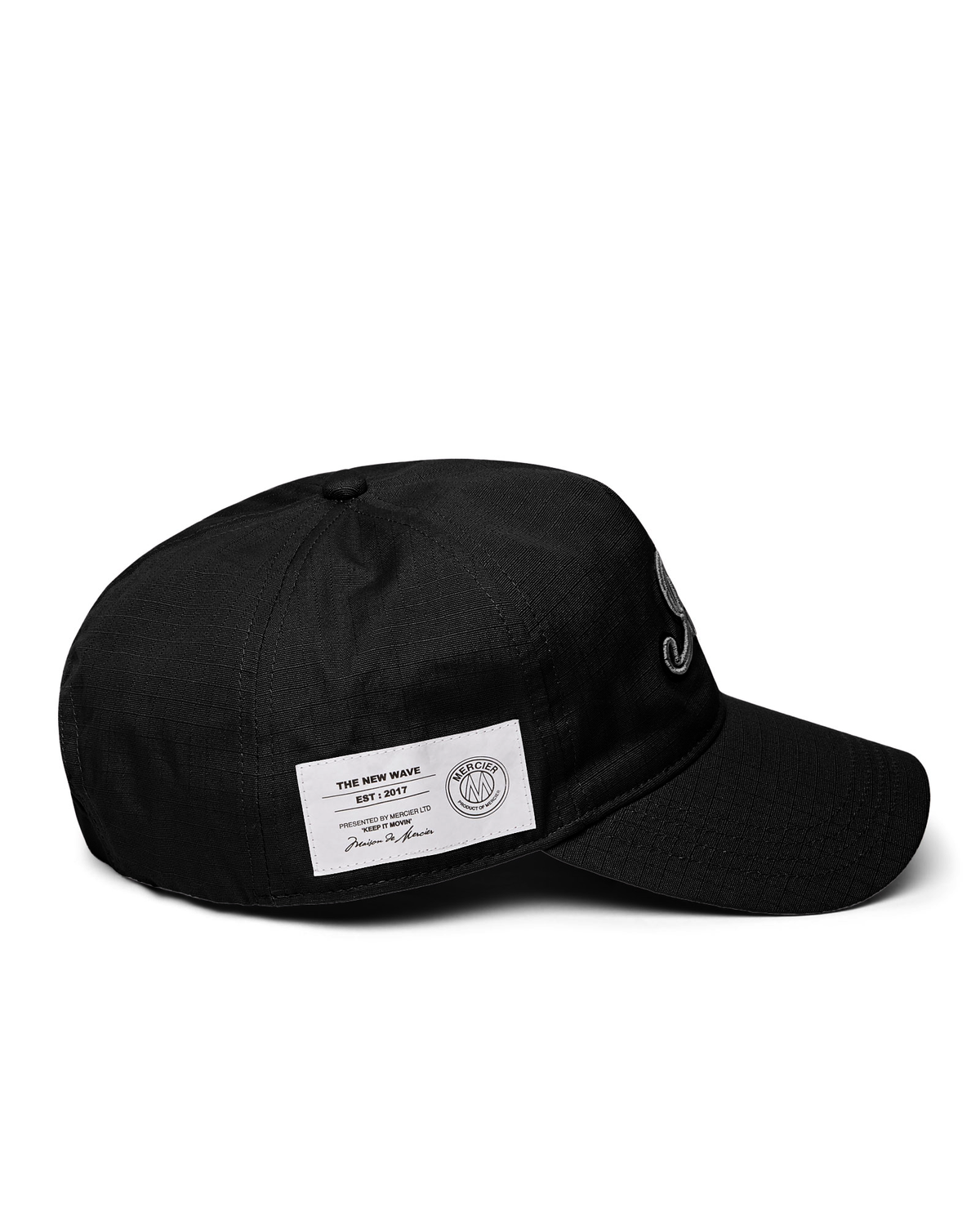 M Star Ripstop Cap Black, image 2