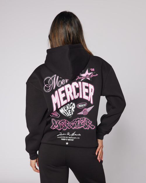 Womens Guerrilla Hoodie Black