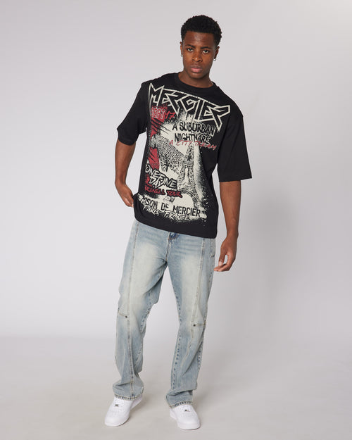 Relaxed Mercier Tour Tshirt Black