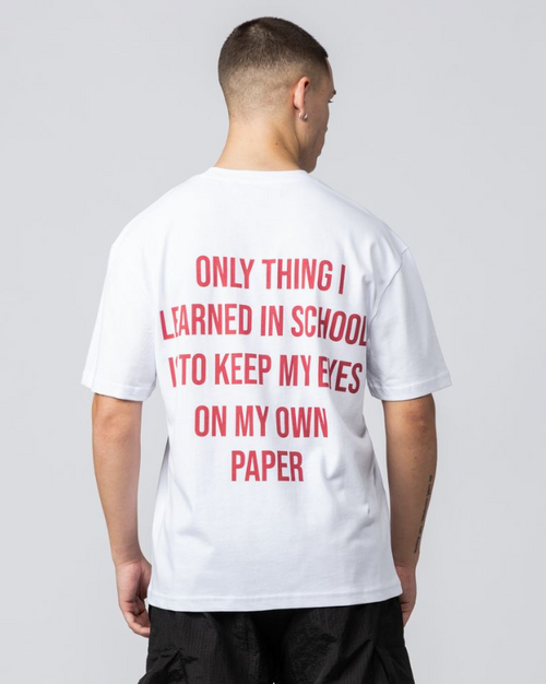 Paper Vision Tshirt White/Red