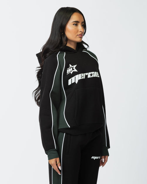 Women's Sporty Hood Black