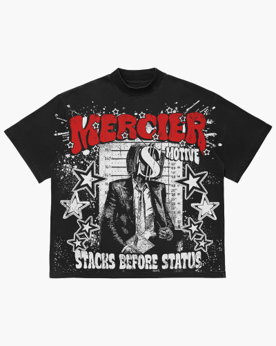 Stack relaxed Tshirt Vintage Black PRE ORDER