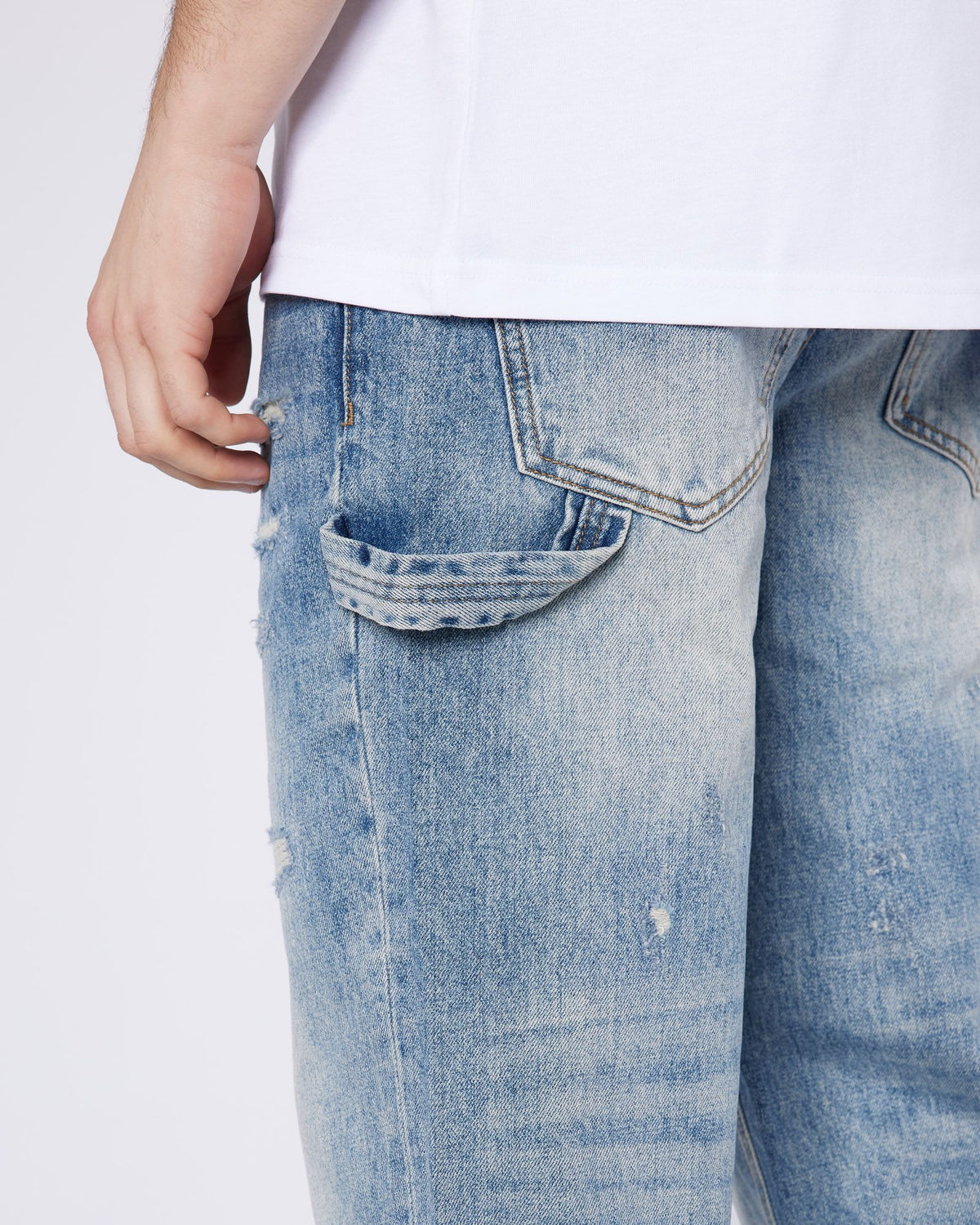 Stressed Relaxed Hammer Jeans, image 7