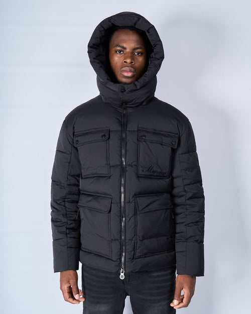 Signature Puffer Jacket Black