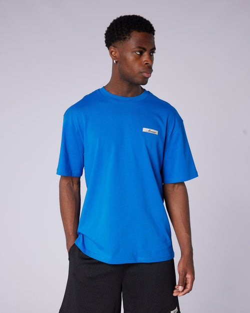 Script Tshirt Cobalt
