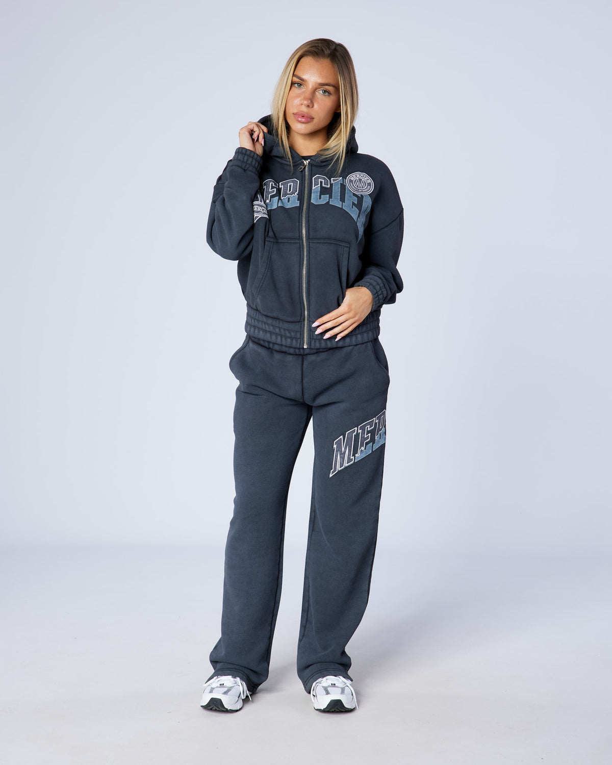 Women's Shatter zip up Washed Black, image 4