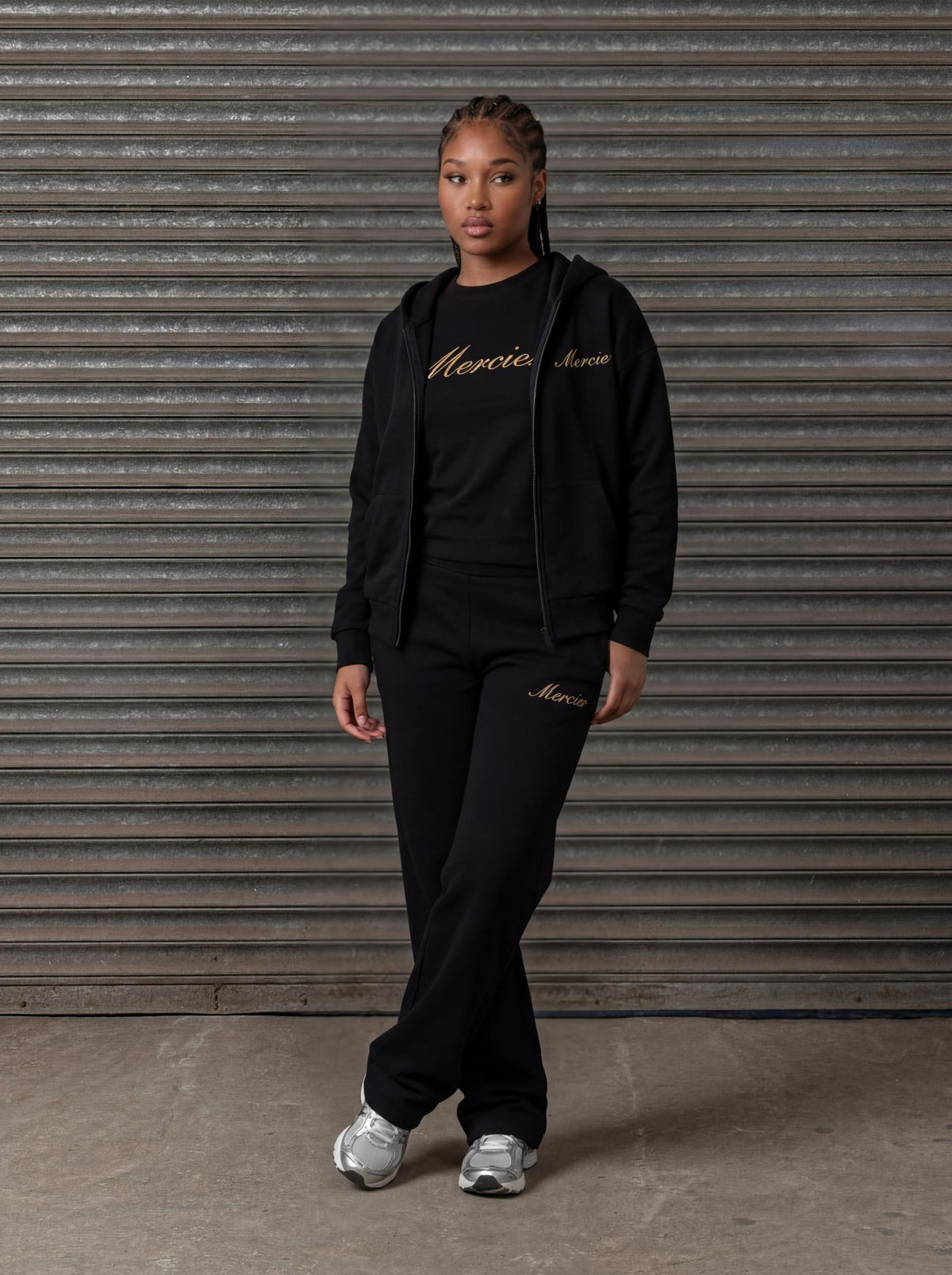 Women's Authenticity Jogger Black Gold, image 6