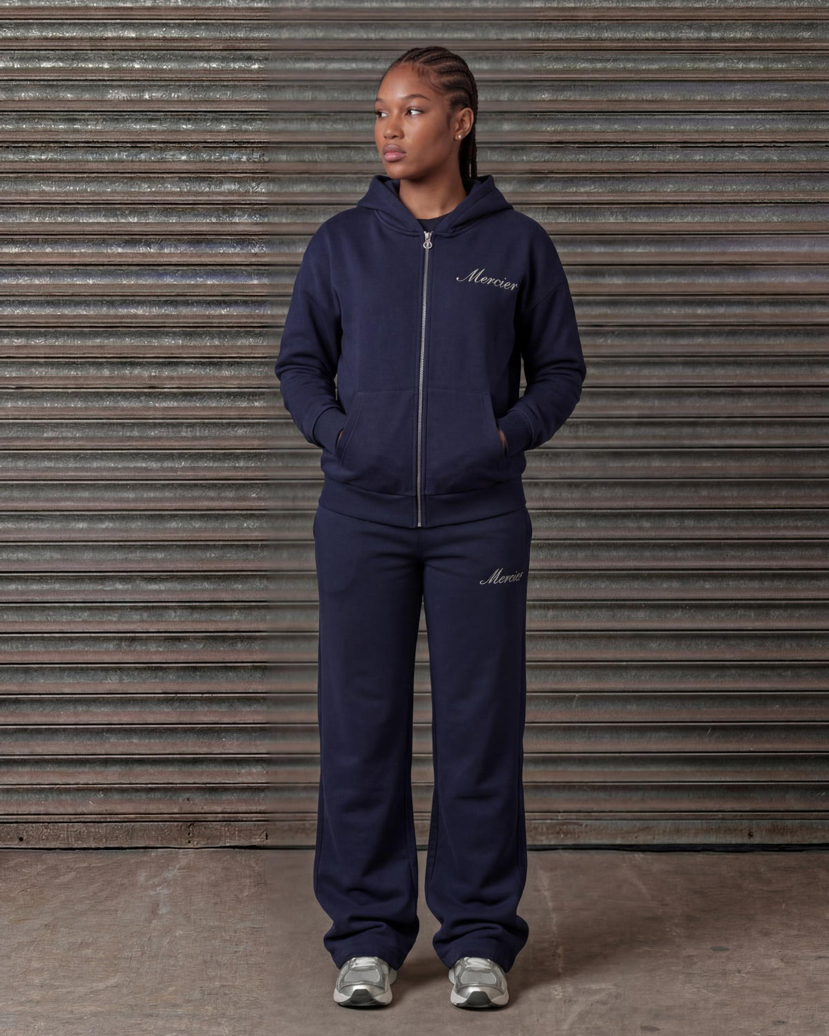 Women's  Authenticity Jogger Navy Silver, image 4
