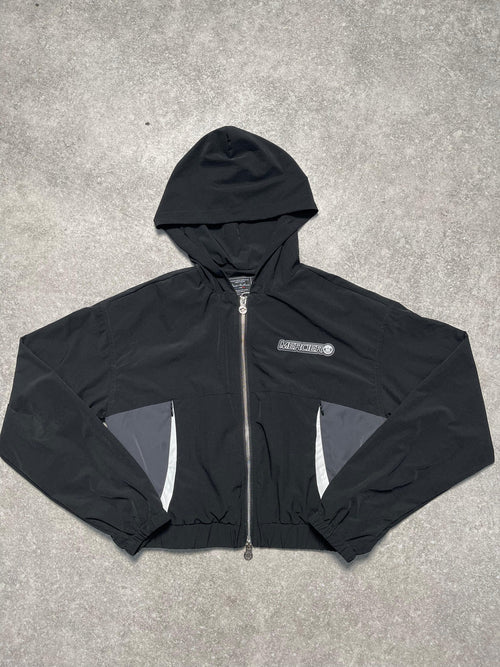 Women's Panelled Zip Thru Jacket Black