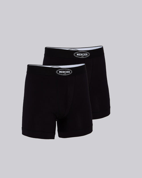 Mercier 2PK hjem Shorts Sort boxer
